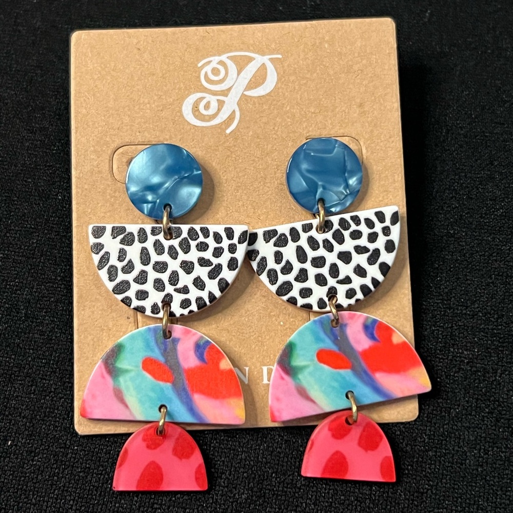 Colorful Patterned Earrings